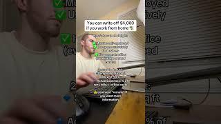 You can write off $4,000 if you work from home