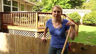 Adding a Brick Border Under a Fence - Checking in with Chelsea