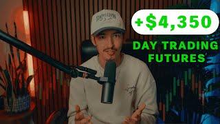 How I Made $4,350 Day Trading Futures (U.S. BOMBED IRAN)