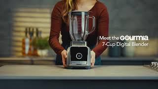 Get the Power & Speed for the Blend You Need with the Gourmia 7-Cup Digital Blender - GPB3125