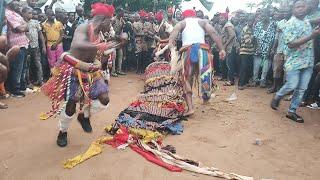 Igbo Wonder Masquerade From Nkanu Enugu Performing At Nnewi Anambra | Mmanwu Ebu