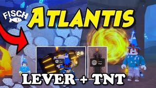 Fisch Atlantis Update FULL GUIDE | How to Get ALL LEVERS & TNT | Rod + Kraken PUZZLE (Roblox Fisch)