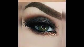 Beautiful glitter eye makeup || eye makeup for wedding 