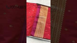 Banarasi Katan silk Masroo satin saree  #explore #shorts #saree #silk #masroosilk