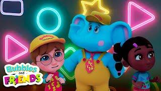 Help Them ESCAPE With The Right Shapes | Bubbles and Friends | Cartoon & Song For Kids