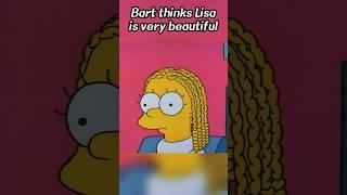 Bart thinks Lisa is very beautiful.#simpsons