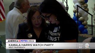 Democrats hold watch party in Palm Beach County