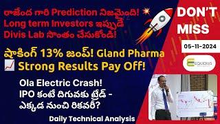 రాజేంద గారి Prediction నిజమైంది!  Long term Investors ఇప్పుడే Divis Lab సొంతం చేసుకోండి!