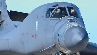 The Mighty B-1B Lancer in Action at Nellis Air Force Base