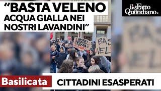 Siccità in Basilicata, studenti e cittadini protestano: "Basta veleno, non ne possiamo più"