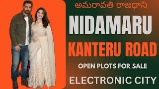 Amaravati Capital Open Plots For Sale Nidamaru Kanteru Main Road Electronic City