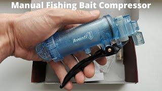 Manual Fishing Bait Compressor for Saltwater and Freshwater in Action [4K]