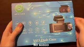 Review OPVICAM V6D Dash Cam Front and Rear,4K+1080P Dual Dash Camera for Cars,Built-in WiFi GPS Car