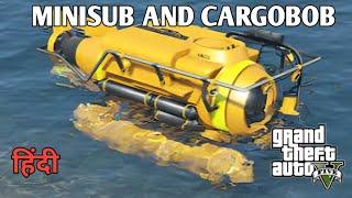 Minisub And CargoBob Mission Gameplay Hindi GTA V-Practical Gaming