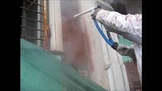 Cleaning brick wall   MIGHTY E   Dry Ice Blasting