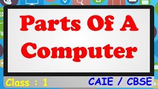 Parts of Computer || Class 1 || CAIE / CBSE / NCERT || Computer Parts