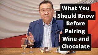 How to Pair Wine and Chocolate | APWASI | Wine Education | Dr. Clinton Lee