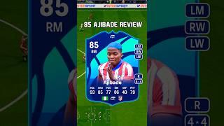 85 Ajibade Review in EA Sports FC 25 #shorts #short #fc25 #eafc25 #potm #fifa #ultimateteam #sbc