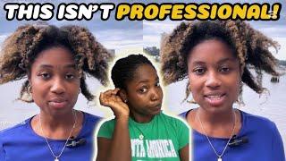 Reporter Faces BACKLASH Over Choice Of Natural Hair Style: is it justified??