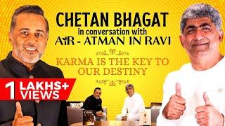 Chetan Bhagat in conversation with AiR-Atman in Ravi | Karma is the Key to our Destiny