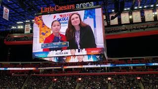 Alysa Liu Reaction to FS Score 2019 U.S. Figure Skating Championships