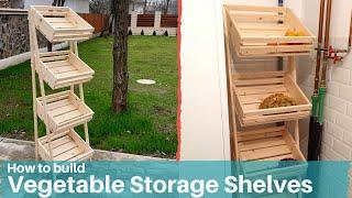 How to Build Vegetable Shelves