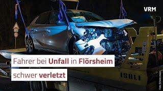 Unfall beim Abbiegen in Flörsheim - ein Schwerverletzter