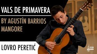 Lovro Peretić performs Agustin Barrios Mangore's "Vals de Primavera" on a 1966 Ignacio Fleta guitar