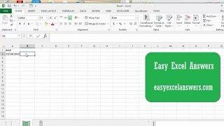 How to use the End of Month calculator in Excel