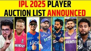 IPL 2025 PLAYER AUCTION LIST ANNOUNCED | KIS SET ME KAUN? KISKO MILENGE KITNE CRORE?