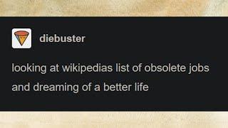 Obsolete jobs