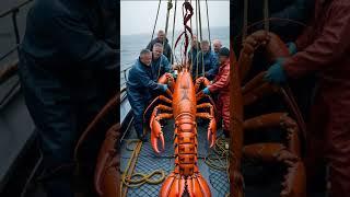 Massive Lobster Haul at Sea #MegaLobster #FishingLife #OceanHarvest #SeaAdventure