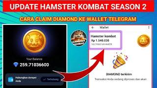 UPDATE HAMSTER KOMBAT SEASON 2 | CARA CLAIM & MENCAIRKAN DIAMOND DI HAMSTER KOMBAT VERSI TERBARU