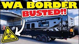 BUSTED AT THE WA BORDER | SHOULDA READ THE RULES! | FREE CAMPING ON THE NULLABOR | CLAY DAM CAVE