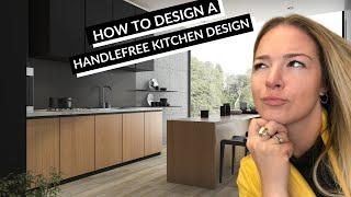 ***Handsfree Kitchen Design | Handleless Kitchen Ideas with Vero Line by Bellmont Cabinets