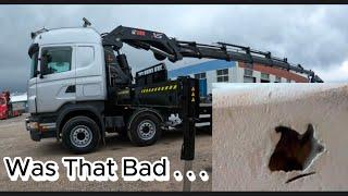 Check out a Rusty 8x4 Scania R500 with Hiab XS 800 E-6 Crane Transformation