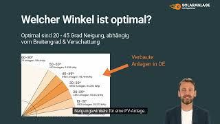 Optimaler Neigungswinkel für Photovoltaikanlagen