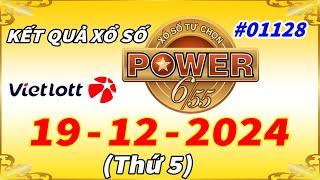 Kết Quả Xổ Số Tự Chọn POWER 6/55 Ngày 19/12/2024 - Vietlott 6/55 - Kỳ Vé 1128 – VIETLOTT