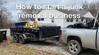 How to start a junk removal business. This is how I did it and how much it cost.