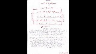 مخطوط استخام الملكه فاطمه السحابيه