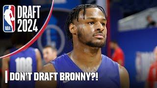 Rich Paul is telling teams DON'T DRAFT BRONNY JAMES  - Bob Myers | 2024 NBA Draft