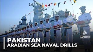 Pakistan leads multinational naval drill in Arabian Sea, nearly 60 countries take part