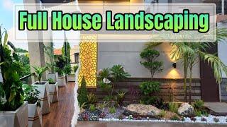 New house landscape | Landscaping company | Three days garden transformation #landscapecompany