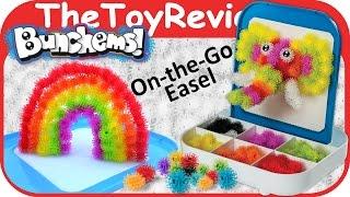 Bunchems! On‑The‑Go Travel Easel Unboxing Toy Review by TheToyReviewer