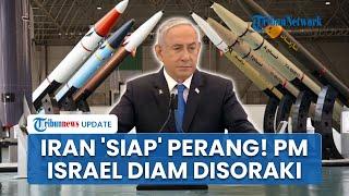 Rangkuman Israel-Hamas: Netanyahu Mematung 'Diinjak' Warga, Iran Tabuh Genderang Perang Balas IDF