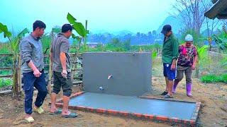 Progress 3 consecutive days with the help of KONG & DAU, Mr. LIU had a clean and solid water tank.