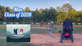 #10 Max - Next Level Baseball NC Class of 2028 - Highlights Summer 2024