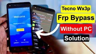 Tecno wx3p frp bypass | how to remove google account from tecno wx3 ft YouGtech