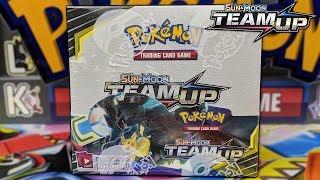 Pokemon Team Up Booster Box Opening From Comet_Flame49!