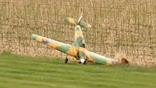 RC Scale Hawker Hurrican Mk.I with Bad Landing / Modellsporttreffen Bölsdorf 2015 *1080p50fpsHD*